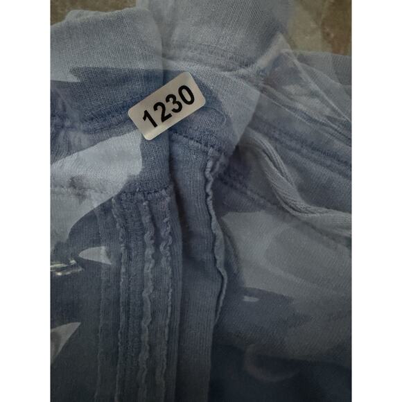 Aeropostale Y2K Micro Mini Booty Shorts Womens M Blue Shortie Embroidered Logo - Picture 10 of 10